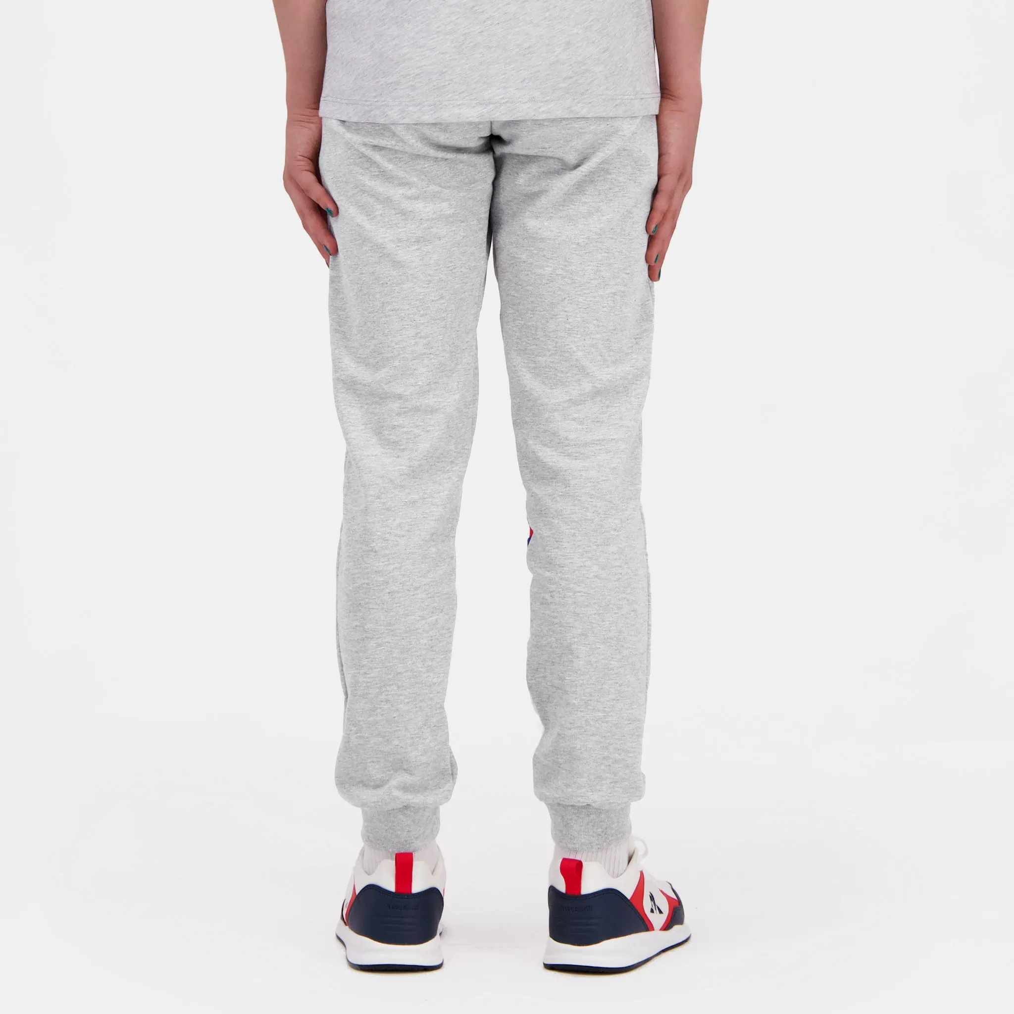 2422329-MINI MOI TRI Pant N°1 Enf. gris chiné cl | Pantalon gris Enfant