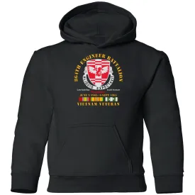 864th Engineer Bn - June 9 1965 - 6 Sept 1965 - Vietnam Vet W Vn Svc Youth Hoodie