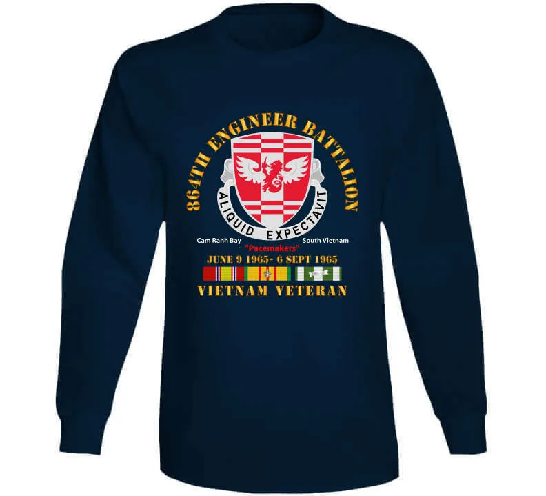 864th Engineer Bn - June 9 1965 - 6 Sept 1965 - Vietnam Vet W Vn Svc Youth Hoodie