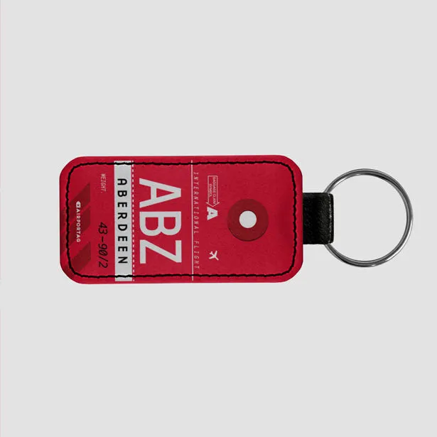 ABZ - Leather Keychain