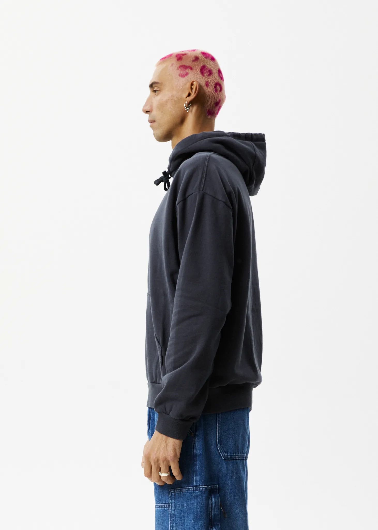 AFENDS Mens Bloom - Hoodie - Charcoal