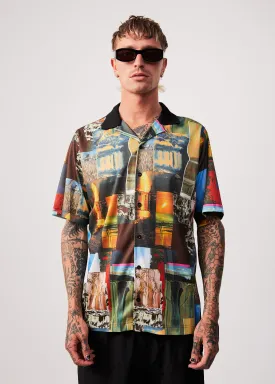 AFENDS Mens Boulevard - Short Sleeve Shirt - Multi