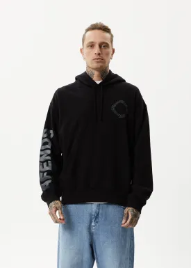 AFENDS Mens Vortex - Hoodie - Black