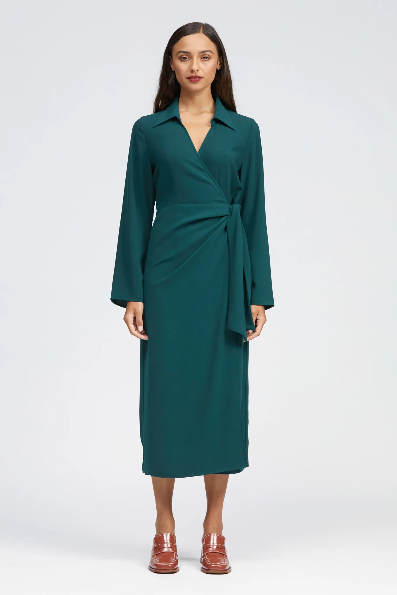 Aisling Dress Dark Green