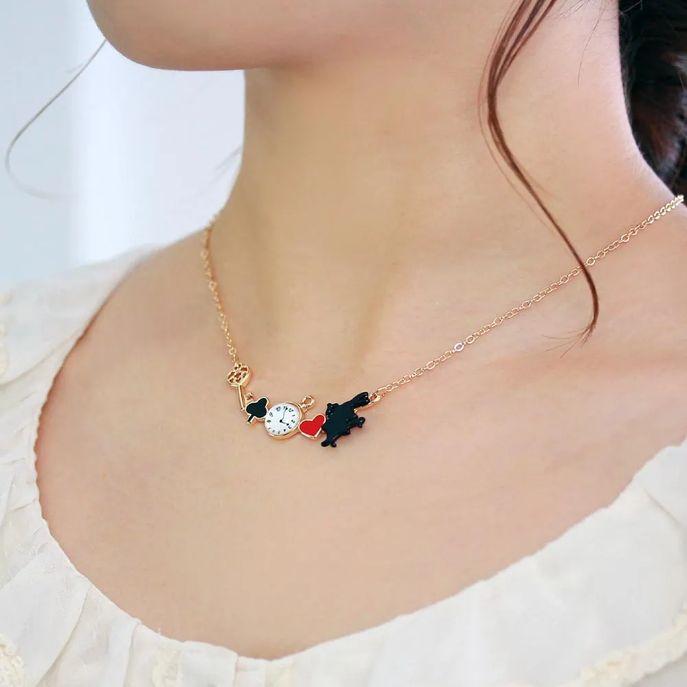 Alice in Wonderland Signature Bar Necklace