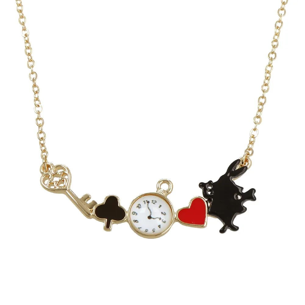 Alice in Wonderland Signature Bar Necklace