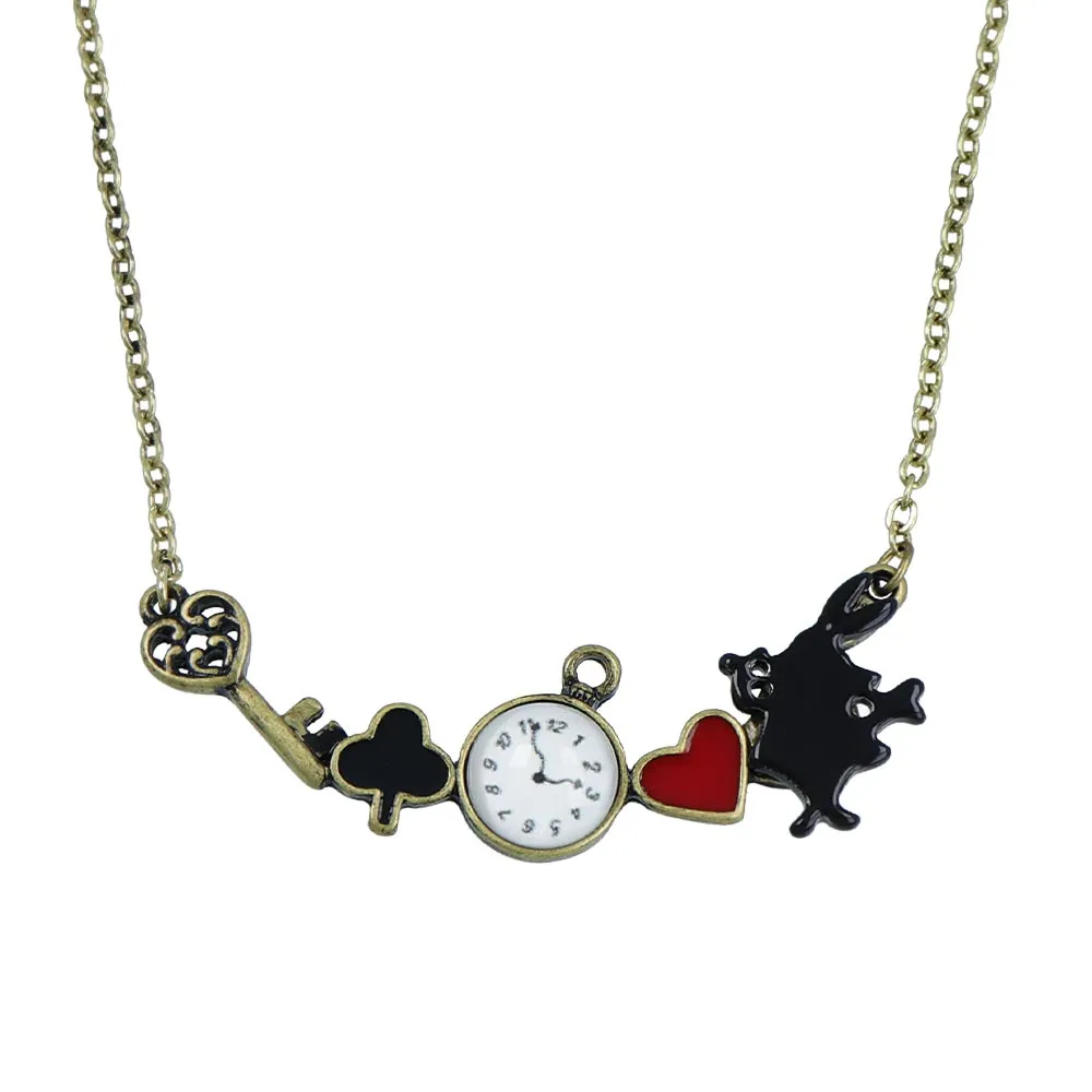 Alice in Wonderland Signature Bar Necklace