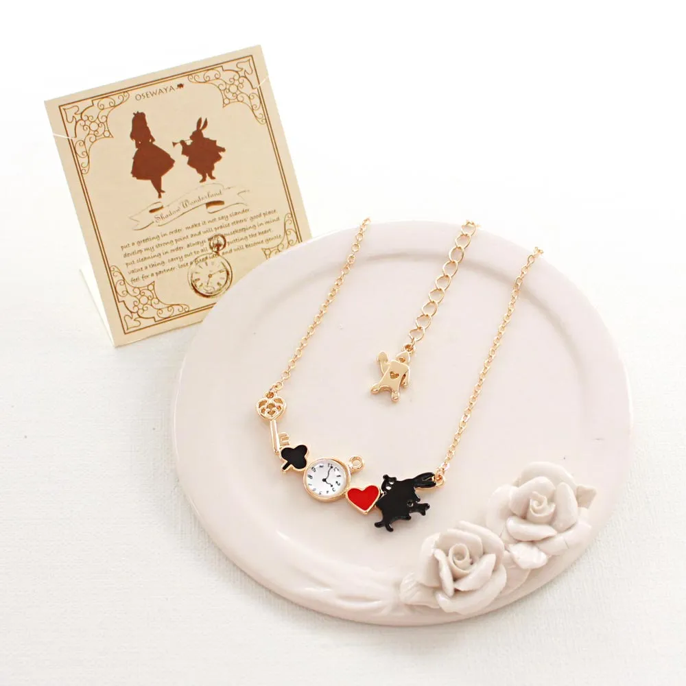 Alice in Wonderland Signature Bar Necklace