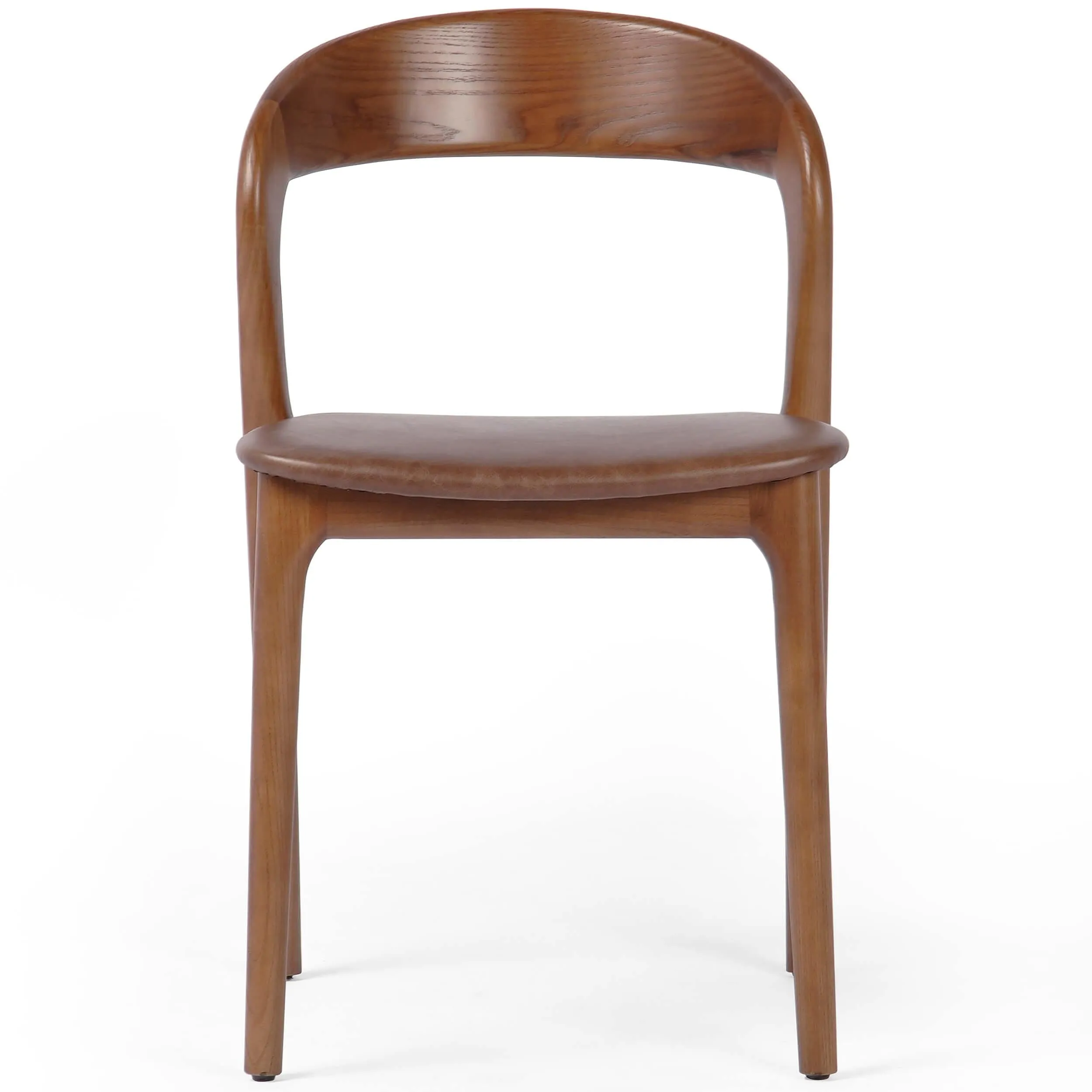 Amare Leather Dining Chair, Sonoma Coco, Set of 2