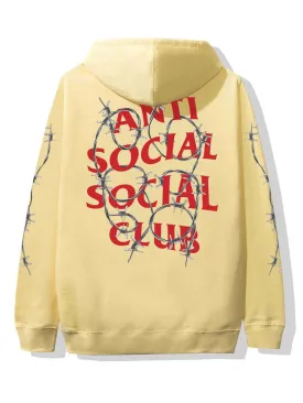 Anti Social Social Club Barbara Hoodie Yellow