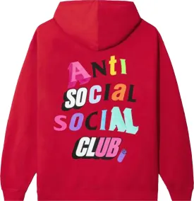 Anti Social Social Club The Real Me Hoodie Red