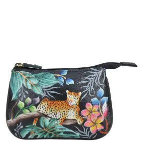 ANUSCHKA 1107 MEDIUM ZIP POUCH JUNGLE QUEEN