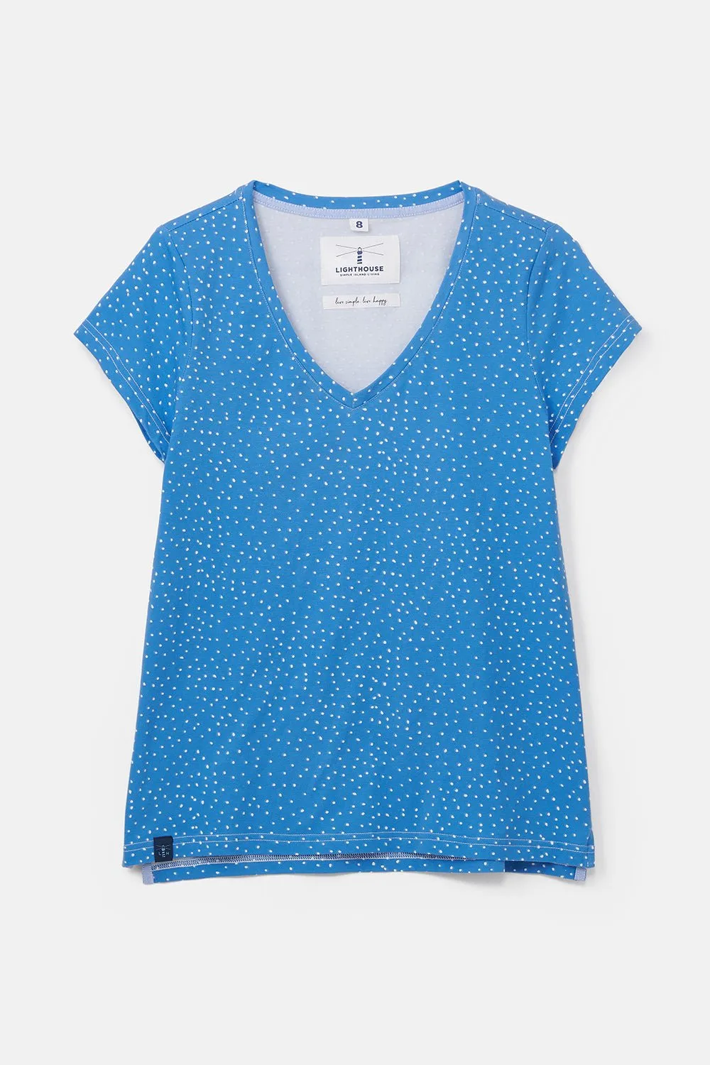 Ariana Tee - Marine Blue Dot