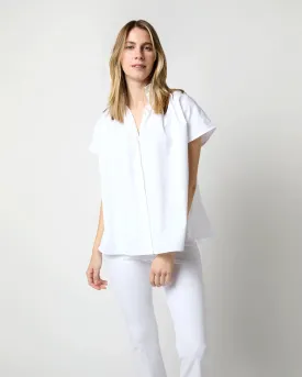 Atelier Kami Top in White Poplin