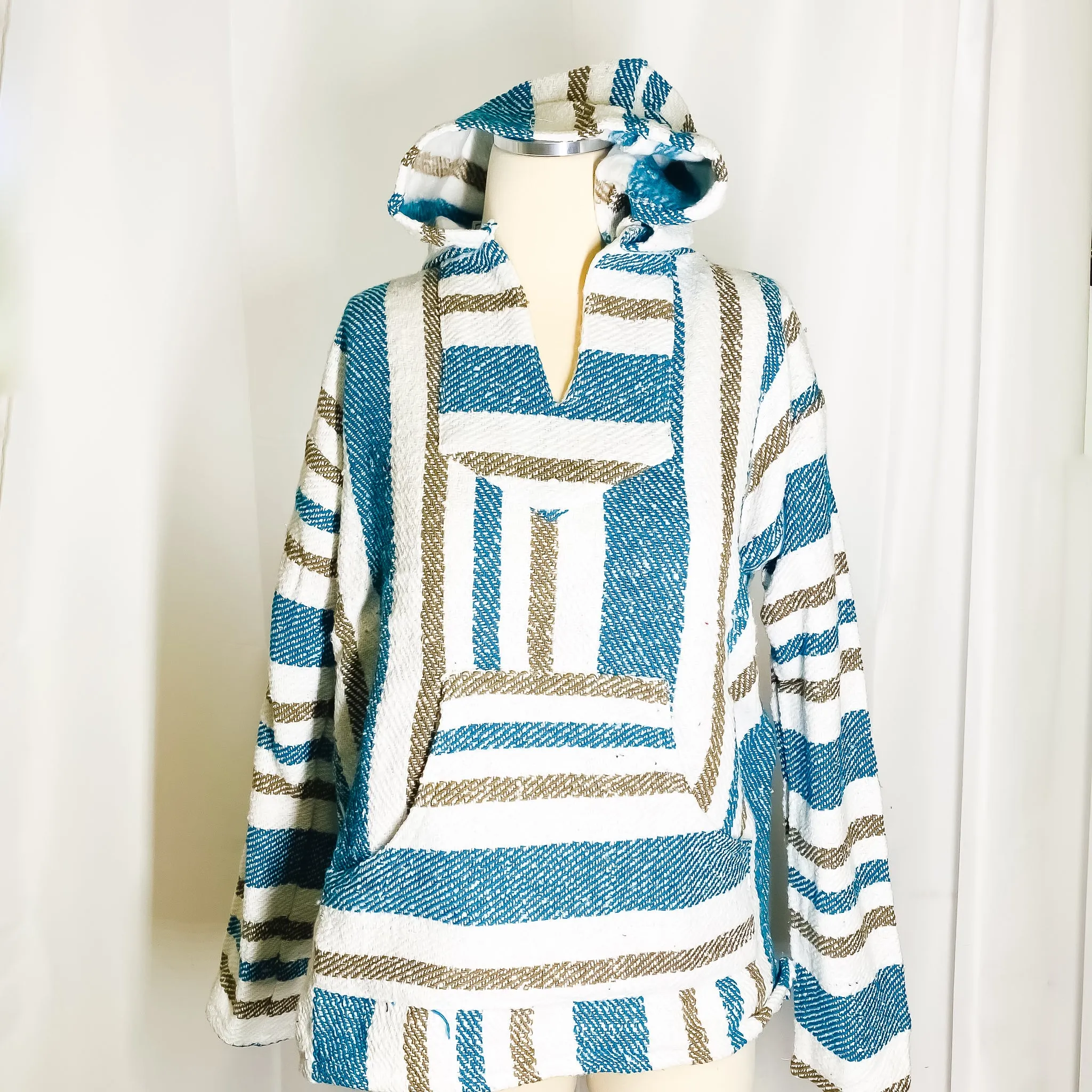 Baja Mexican Hoodie With Pockets