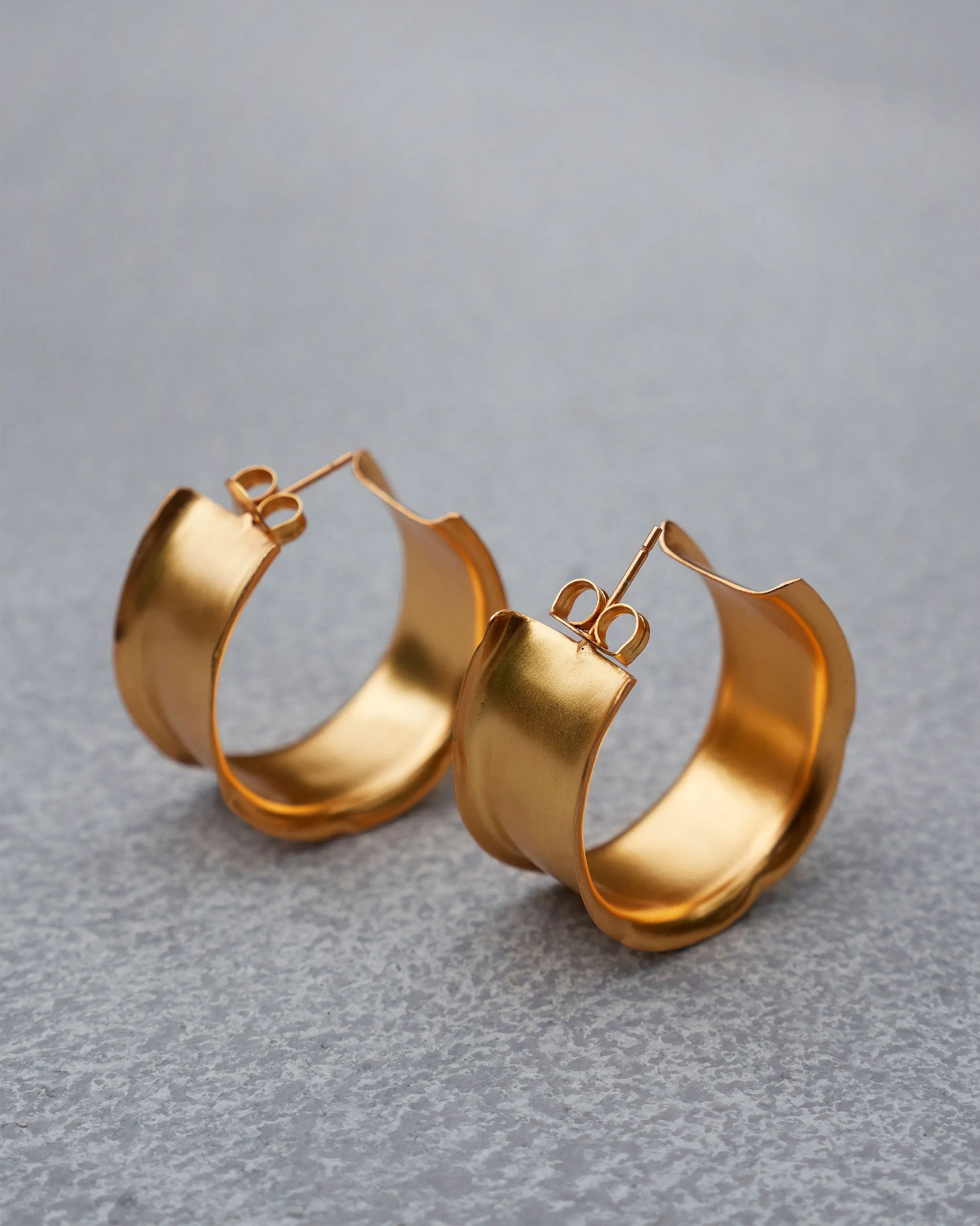 Batur Hoops Thick - Gold