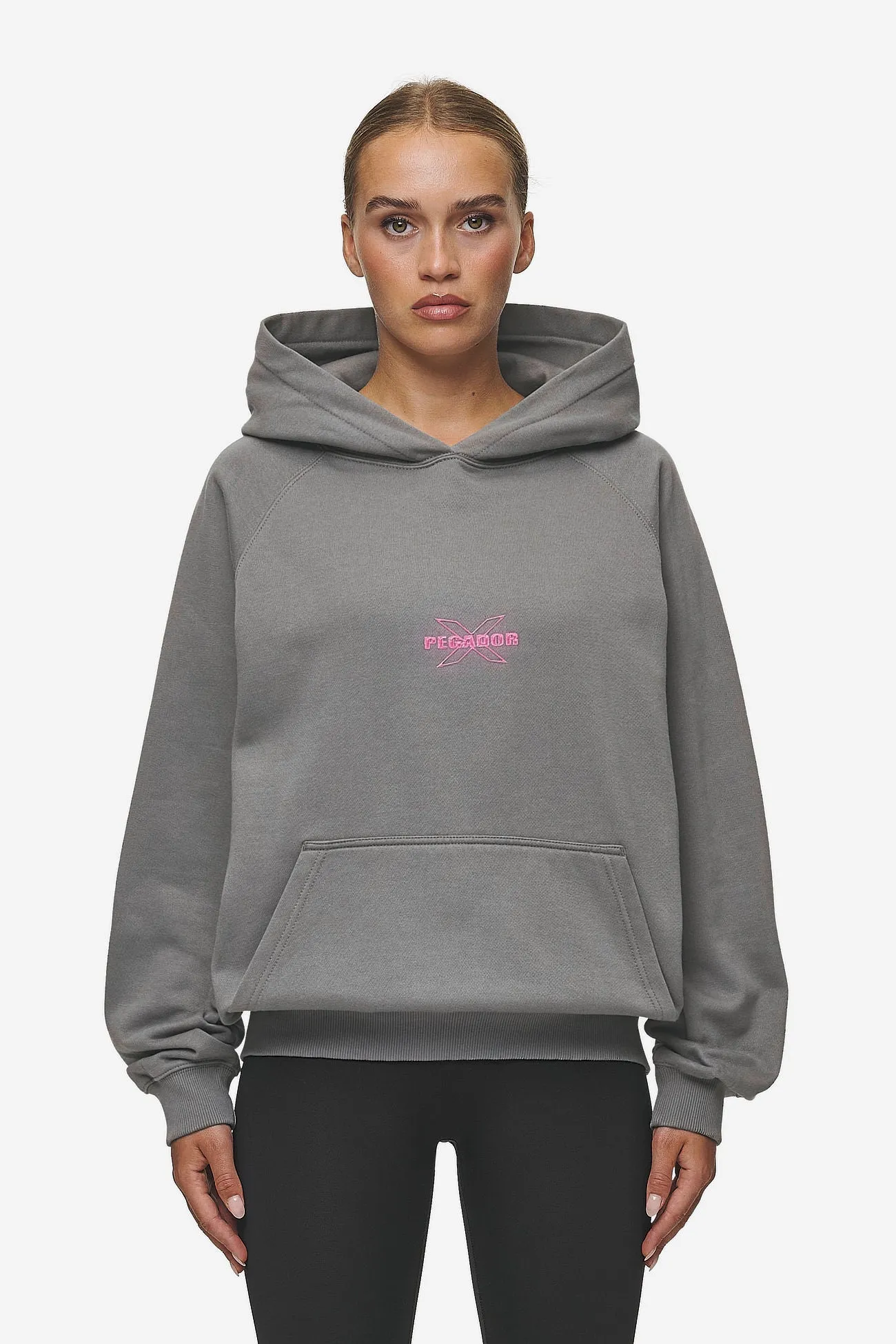 Belly Oversized Hoodie Washed Deep Grey