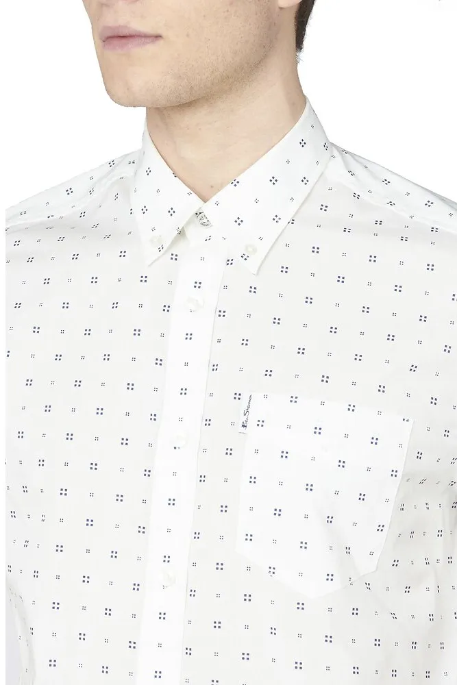 BEN SHERMAN S/S SHIRT SCATTERED GEO 634090