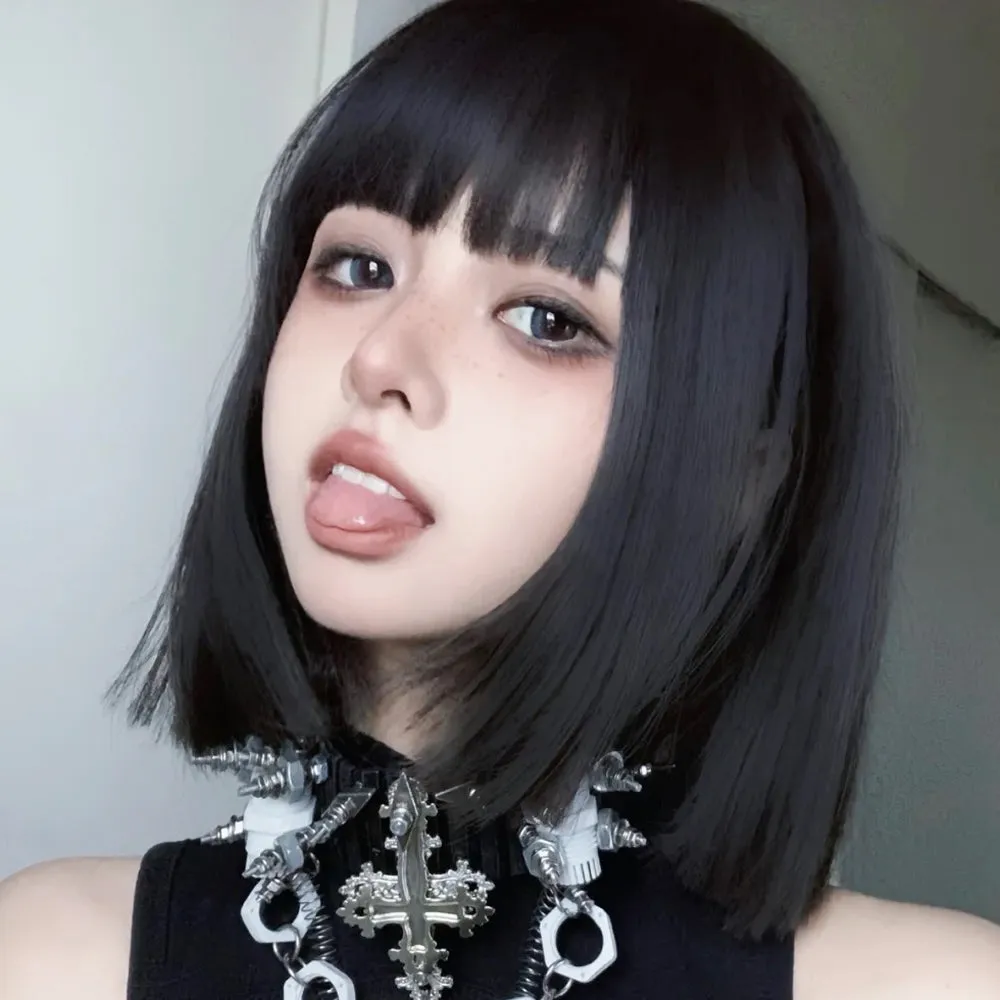 BLACK BOB WIG  KF83509