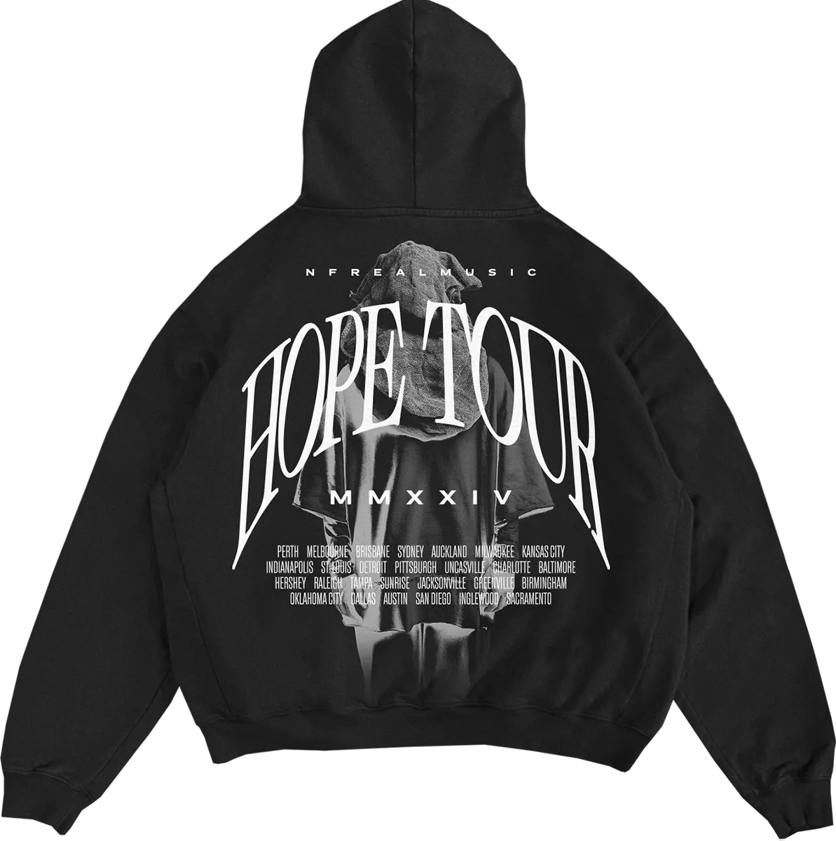 Black HOPE TOUR 2024 Hoodie