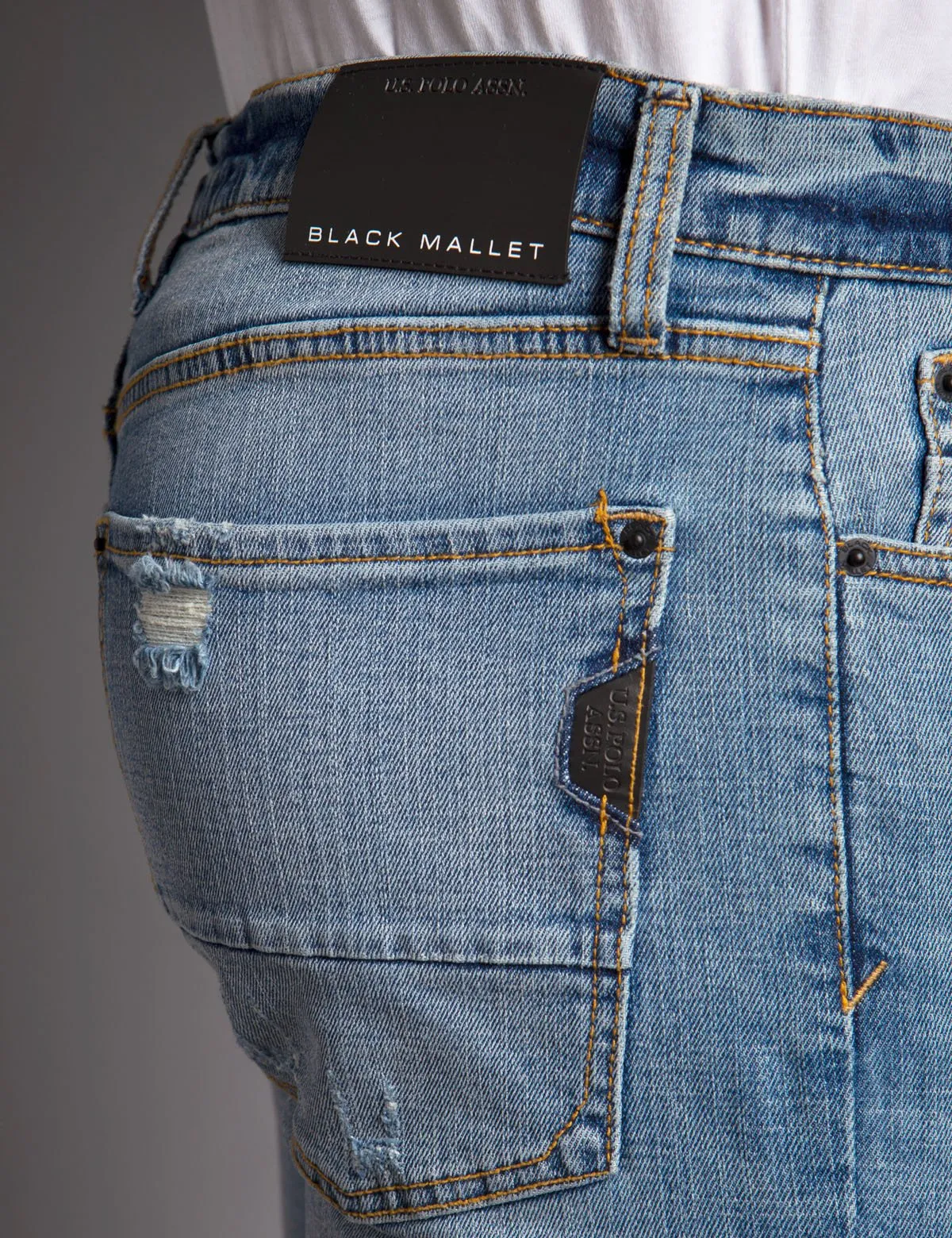 BLACK MALLET SKINNY FIT DENIM