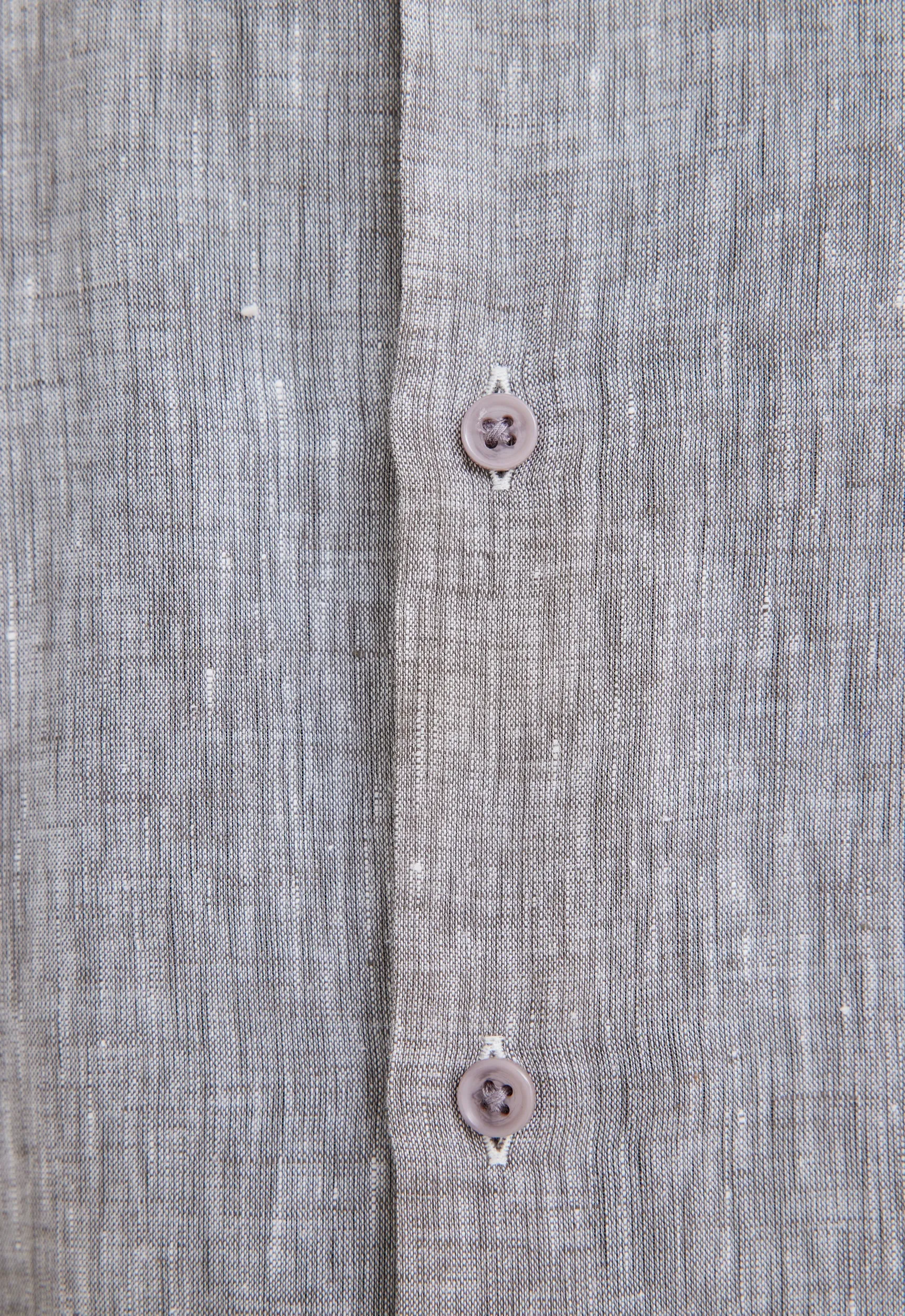 Boyer Linen Shirt - Grey Lava