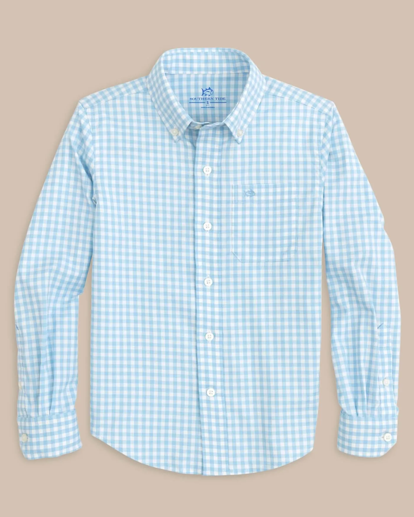 Boys Long Sleeve Hartwell Plaid Sport Shirt