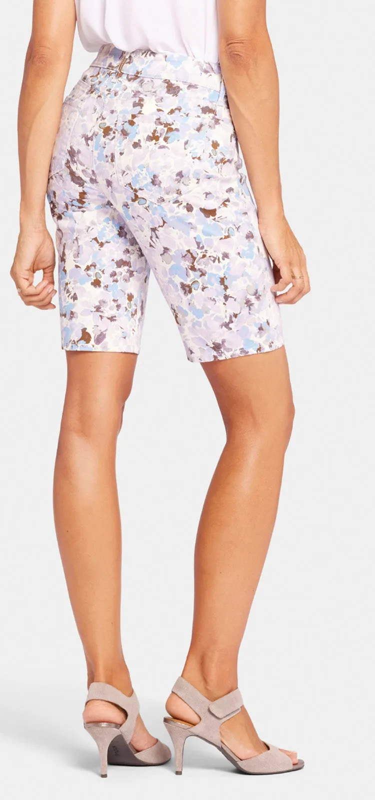 Briella Short Bloemenprint Premium Denim | Becca Bouquet