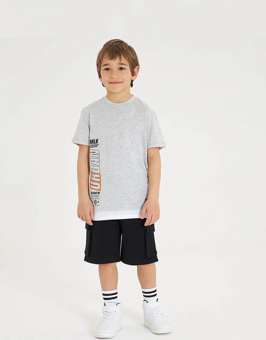 Brln Boy's Terranova Urban Printed T-Shirt