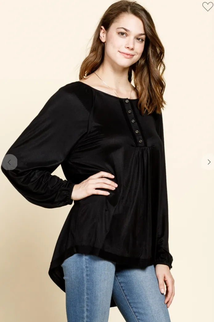 Button-up Unfinished Edge Top