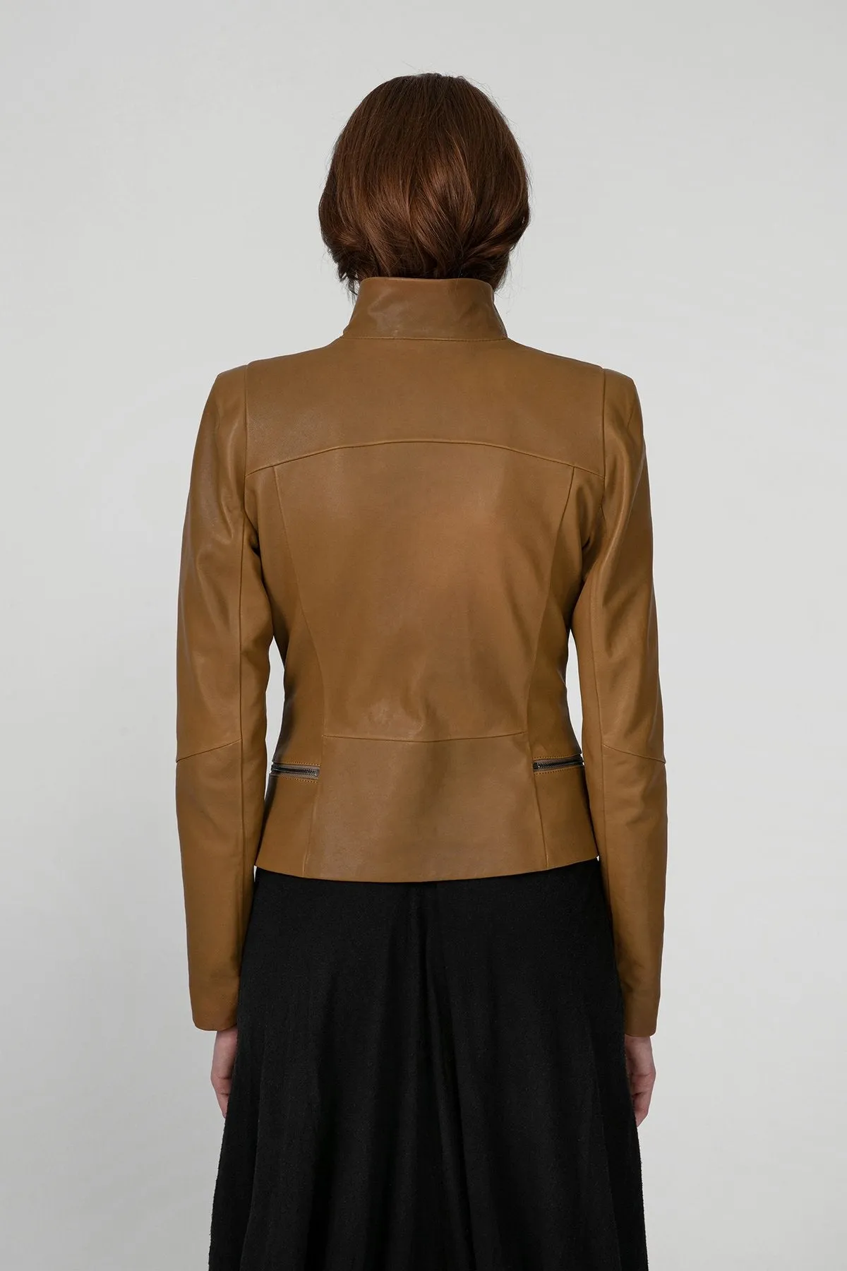 Camel Leather Jacket