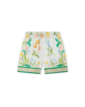 CASABLANCA L'Arche Fleurie Silk Short