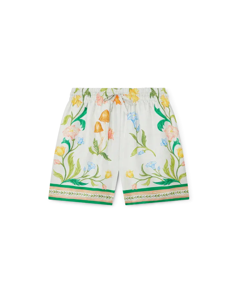 CASABLANCA L'Arche Fleurie Silk Short