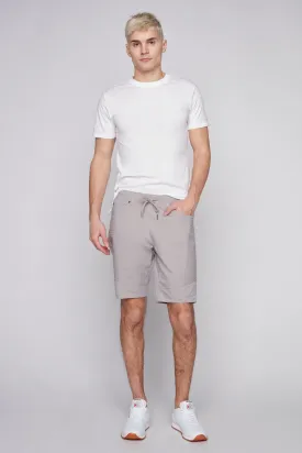 CASH - Mens Ripstop Moto Stitch Short - Light Grey