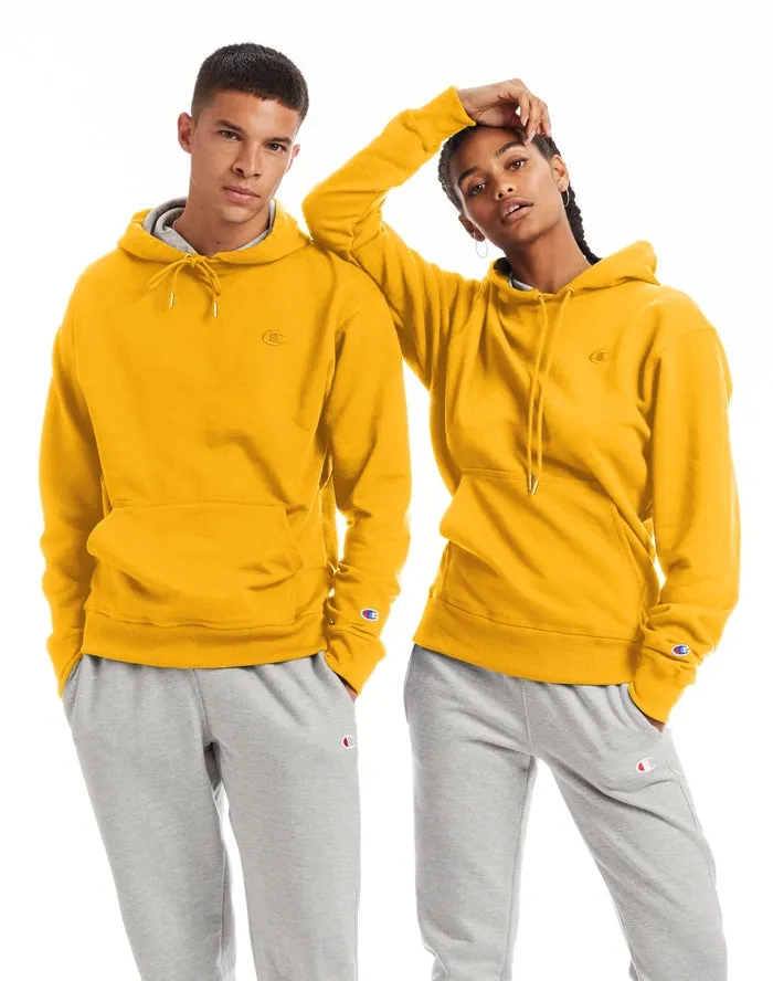 Champion Men's Powerblend Fleece Pullover Hoodie Team Gold S0889 407D55 MLV