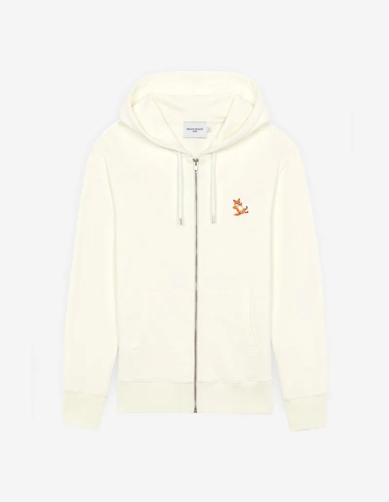 CHILLAX FOX PATCH ZIPPED HOODIE