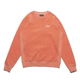 Chrystie NYC - PRM Reversed Fleece Crewneck / Coral