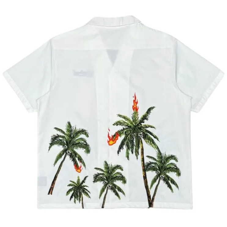 Civilized Palm Tree Button Down & Short Set (Sand) CV5737-5738