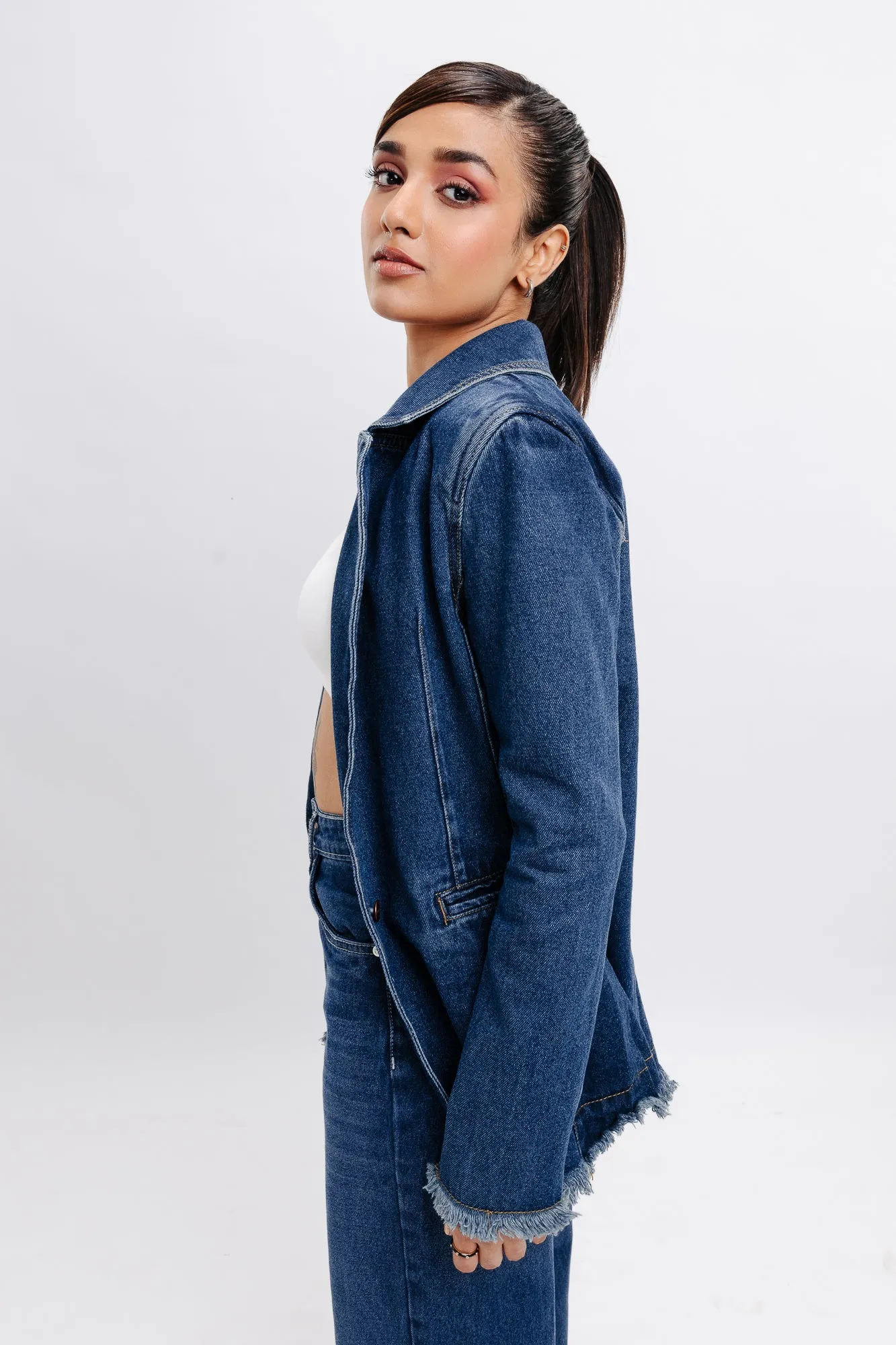 Classic Denim Vintage Blazer