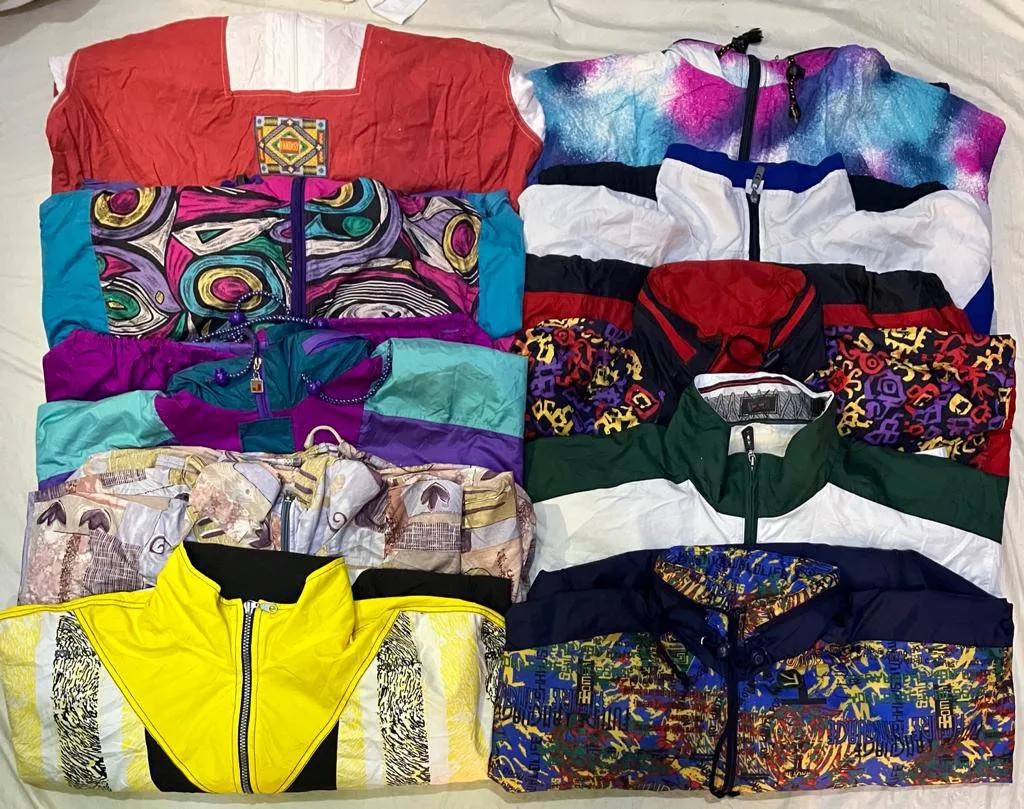 Crazy Pattern Windbreaker 30 Pieces