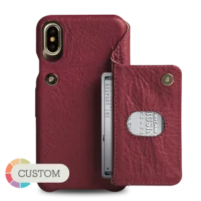 Custom Niko Wallet iPhone X / Xs Leather Case