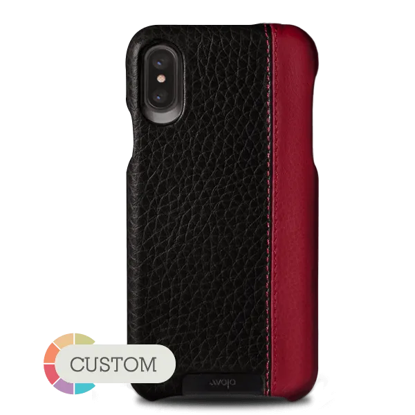 Customizable Grip LP iPhone X / iPhone Xs Leather Case