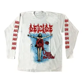 Deicide - Once Upon The Cross (uncensored white) long sleeve