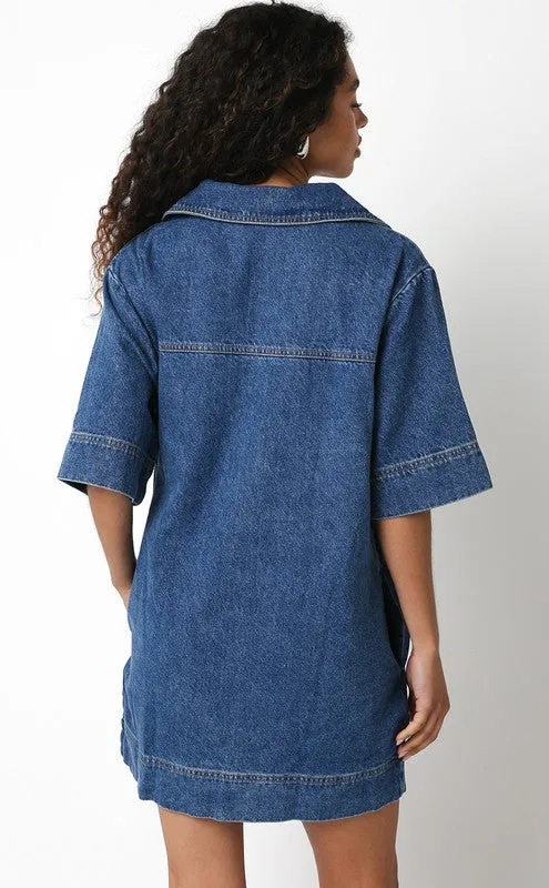 Denim Pocket Dress