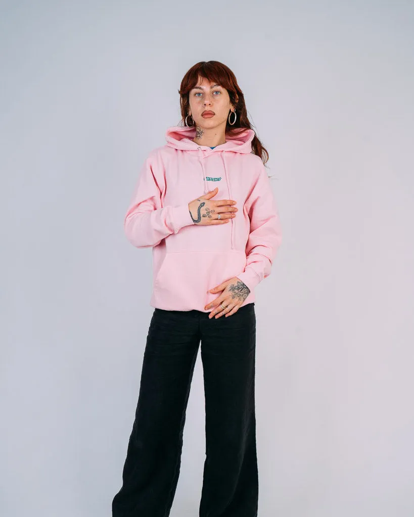 Eat Plants Hoodie - Bubblegum Pink