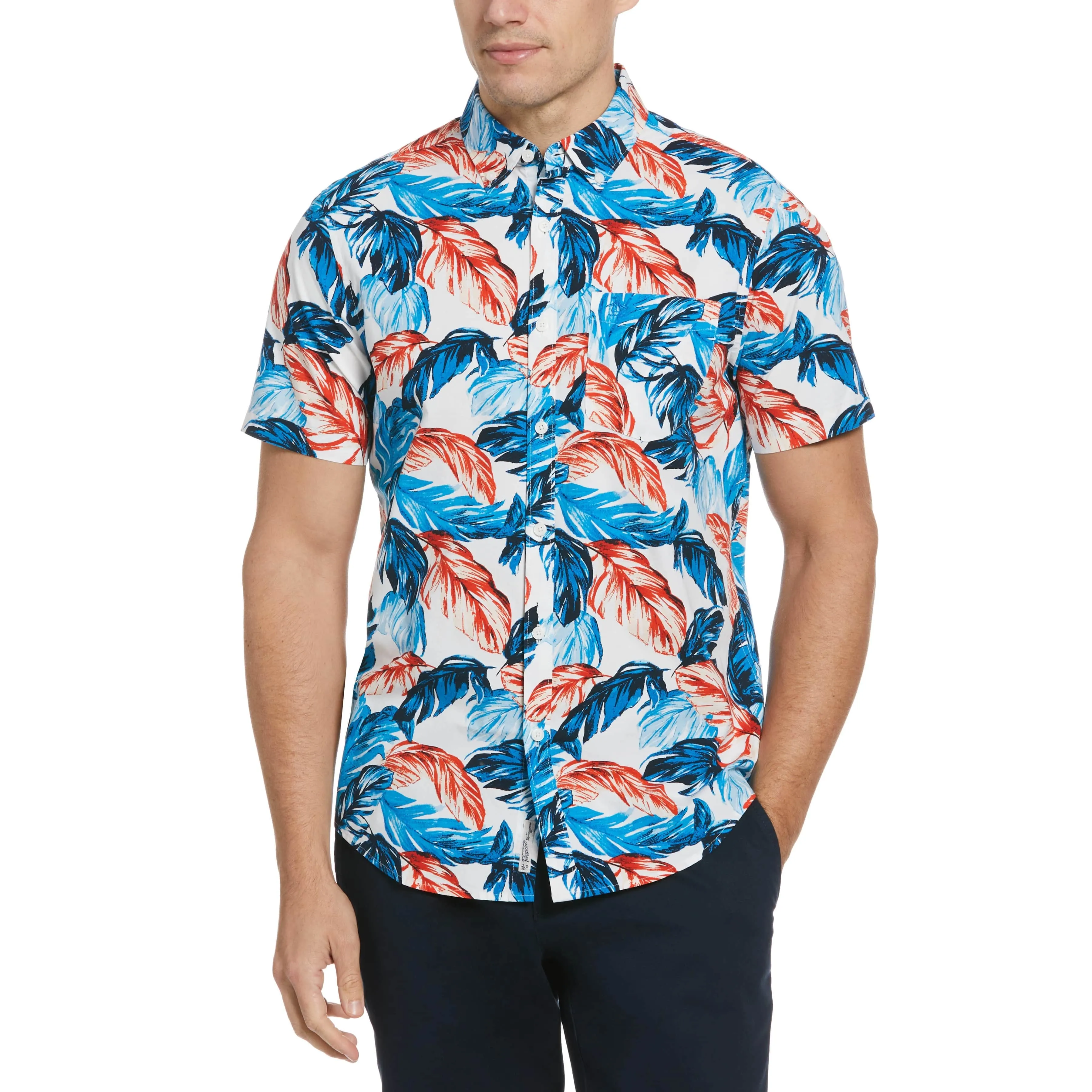 EcoVero™ Blend Leaf Print Shirt