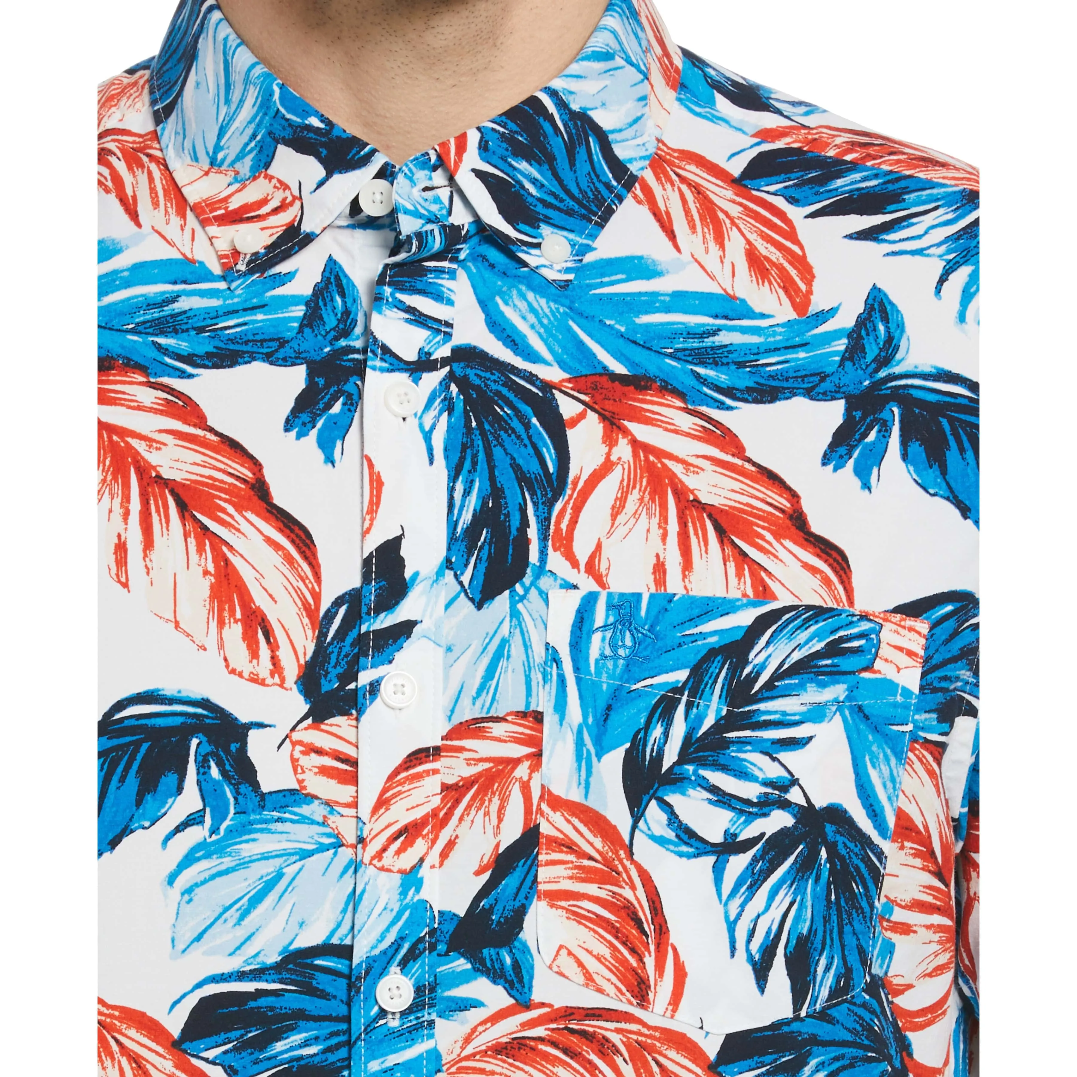 EcoVero™ Blend Leaf Print Shirt