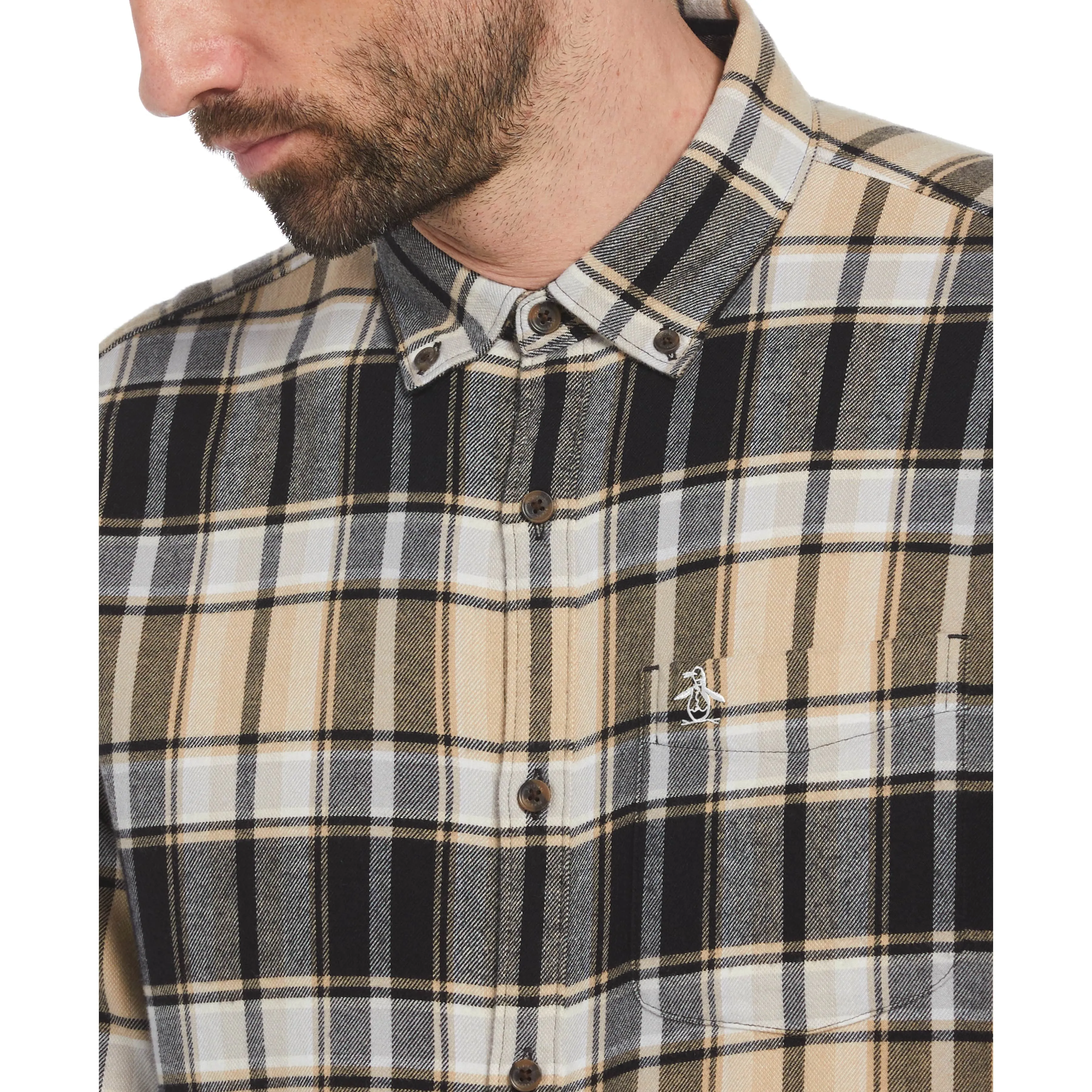 EcoVero™ Blend Plaid Flannel Shirt