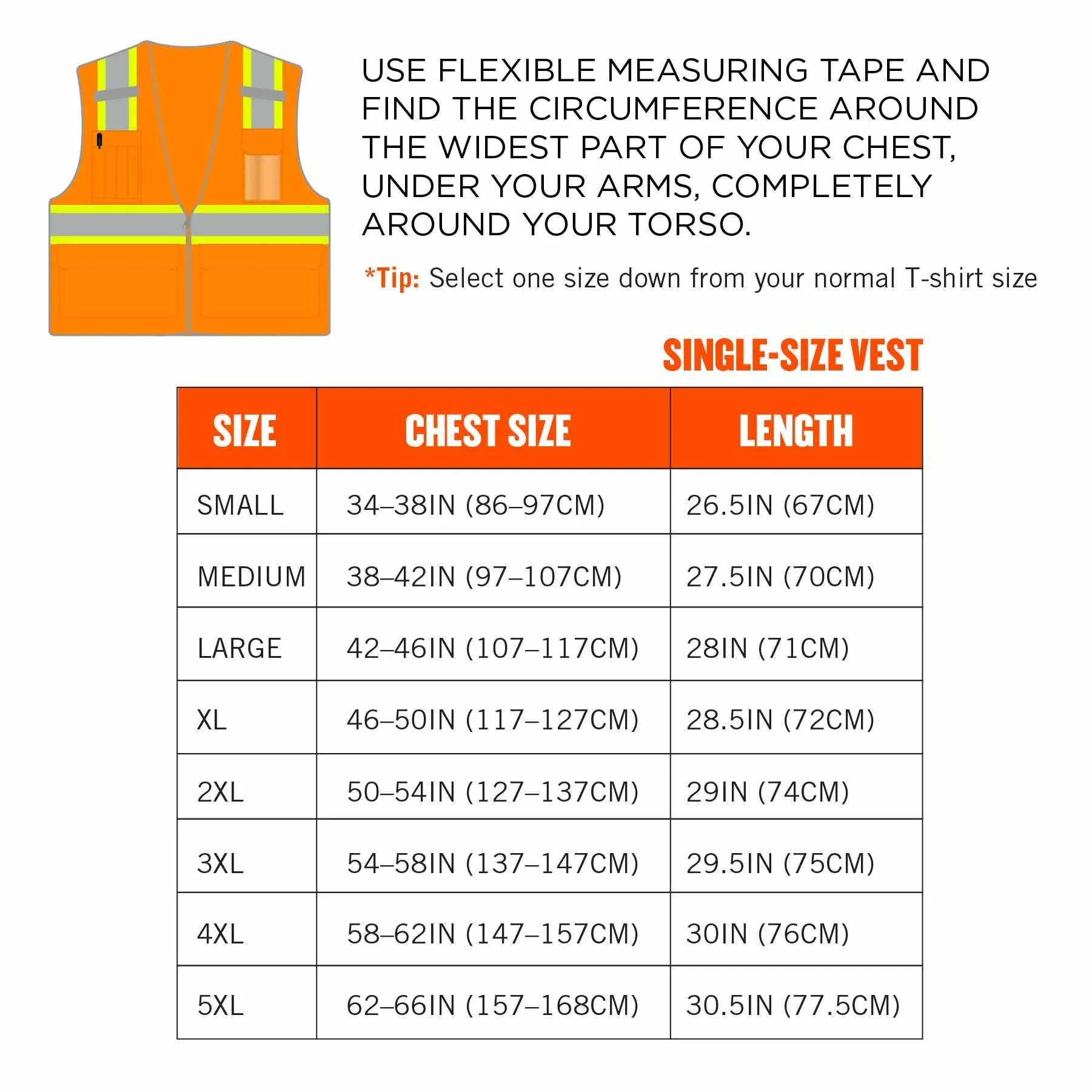 Ergodyne 24577 8246Z-S 3XL Orange Class 2 Two-Tone Mesh Vest - Single Size