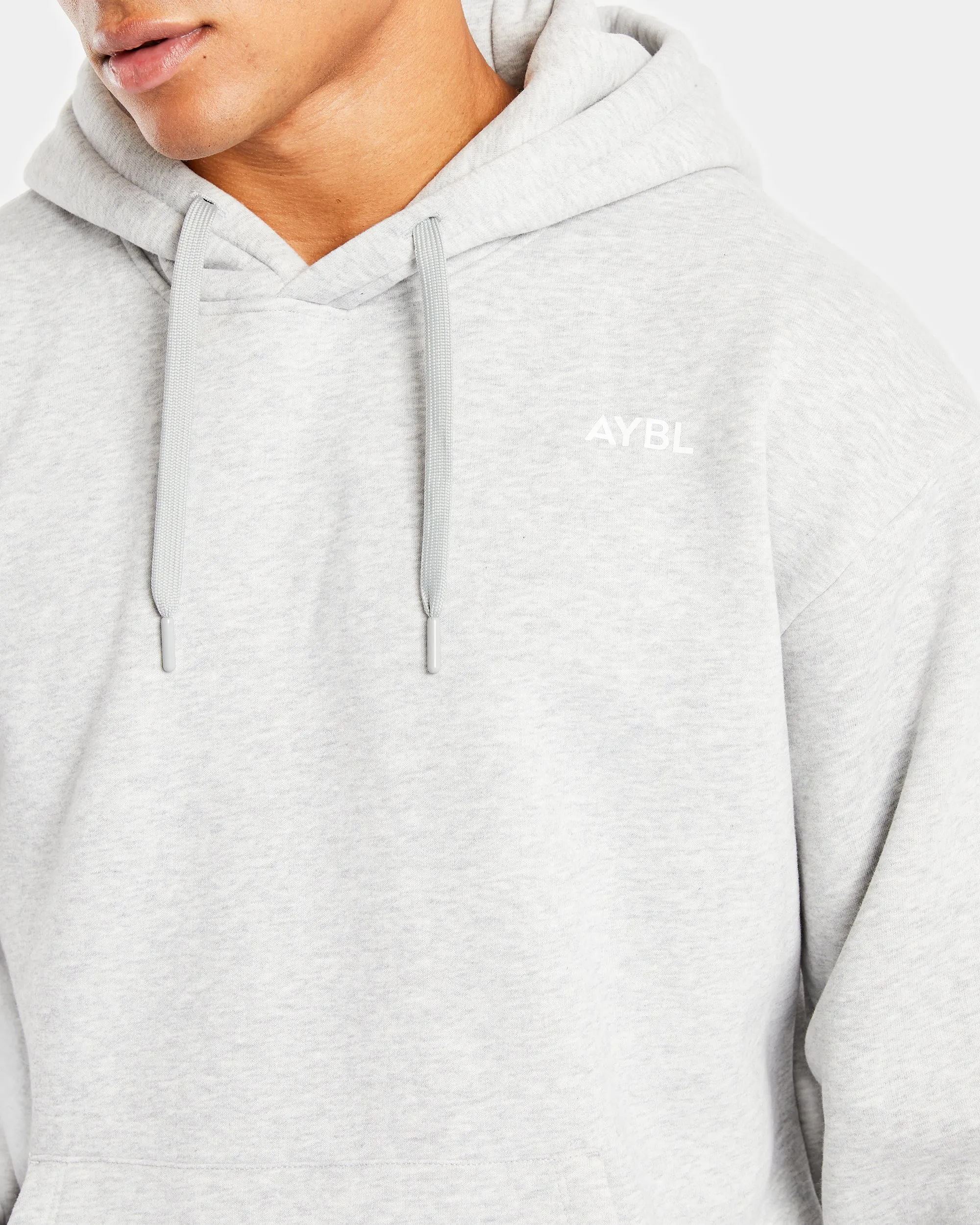 Essential Hoodie - Grey Marl